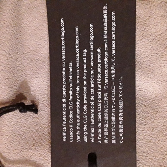 Genuine Versace Jeans Couture Leather Convertible Printed Crossbody - Picture 11 of 15